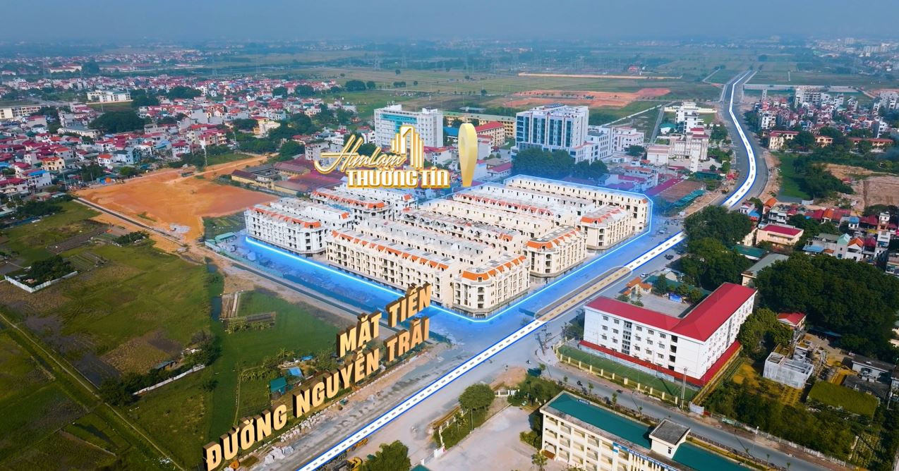 Đường Nguyễn Trãi với độ rộng 33m ngay cạnh dự án là điểm cộng lớn dành riêng cho Himlam Thường Tín. Hạ tầng lên kéo theo độ sầm uất và những bất động sản kế cận, qua đó tạo lợi thế kinh doanh và thương mại lớn dành cho các căn shophouse nhà phố thương mại tại vị trí này